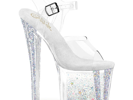 ENCHANT-708AQUA-04 - Clr/Clr-Slv Multi Glitter