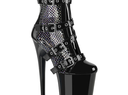 FLAMINGO-1013RM - Blk Pat-RS Mesh/Blk