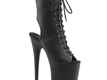 FLAMINGO-1016 - Blk Faux Leather/Blk Matte