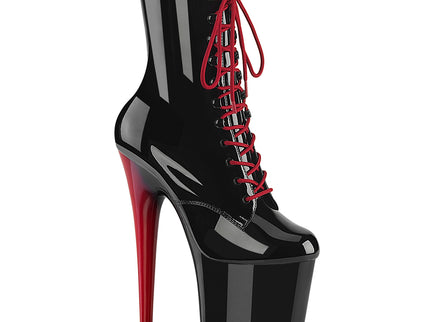 FLAMINGO-1020 - Blk Pat/Blk-Red