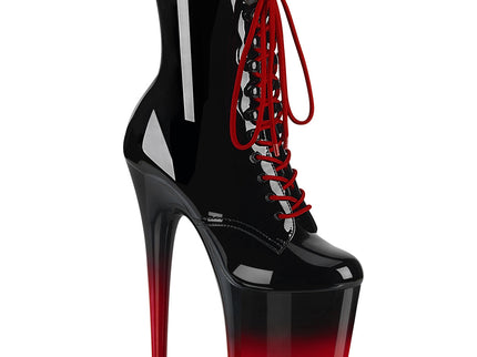 FLAMINGO-1020BR-H - Blk Pat/Blk-Red