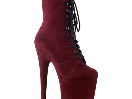 FLAMINGO-1020FS - Burgundy Faux Suede/Burgundy Faux Suede