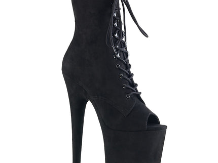 FLAMINGO-1021FS - Blk Faux Suede/Blk Faux Suede