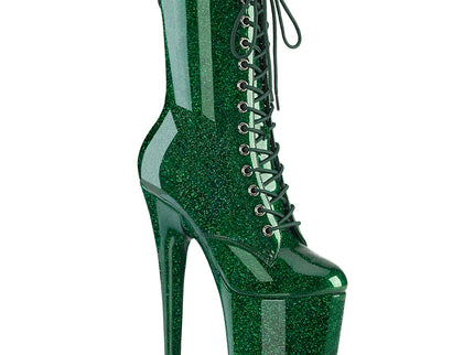 FLAMINGO-1040GP - Emerald Green Glitter Pat/M