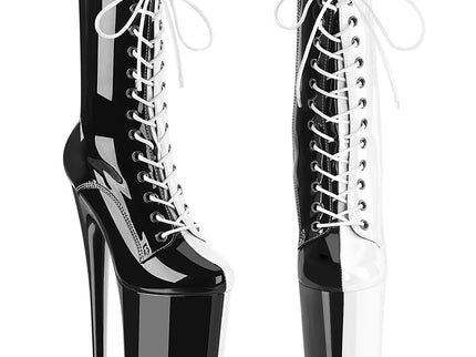 FLAMINGO-1040TT - Blk-Wht Pat/Blk-Wht