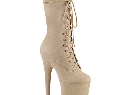 FLAMINGO-1050FS - Beige Faux Suede/Beige Faux Suede