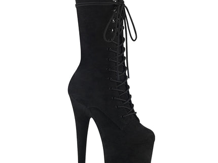 FLAMINGO-1050FS - Blk Faux Suede/Blk Faux Suede