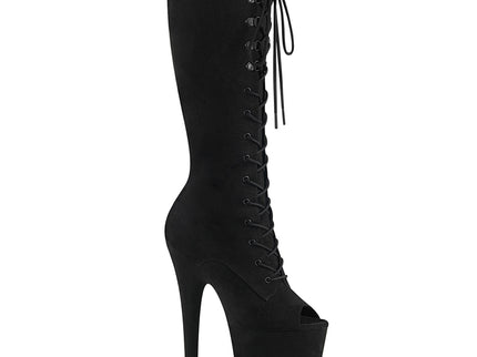 FLAMINGO-2051FS - Blk Faux Suede/Blk Faux Suede