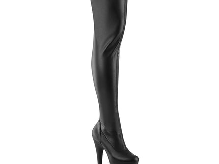 FLAMINGO-3000 - Blk Faux Leather/Blk Matte