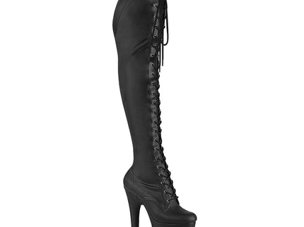 FLAMINGO-3014 - Blk Str. Faux Leather/Blk Matte