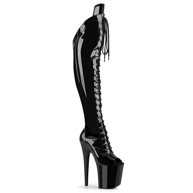 FLAMINGO-3016 - Blk pat/Blk