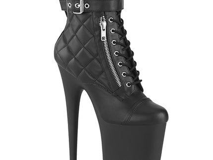 FLAMINGO-800-05 - Blk Faux Leather/Blk Matte