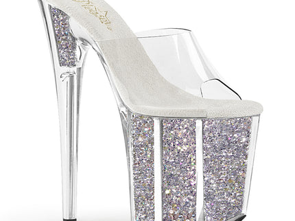 FLAMINGO-801G - Clr/Slv Multi Glitter