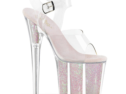 FLAMINGO-808G - Clr/Opal Glitter Inserts