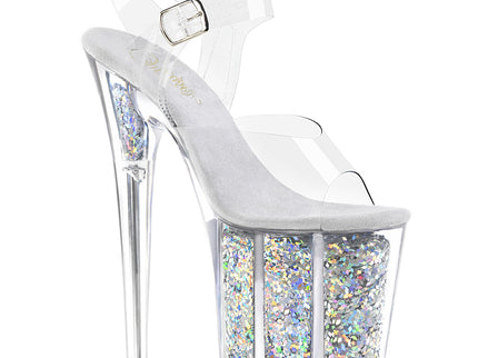 FLAMINGO-808GF - Clr/Slv Multi Glitter