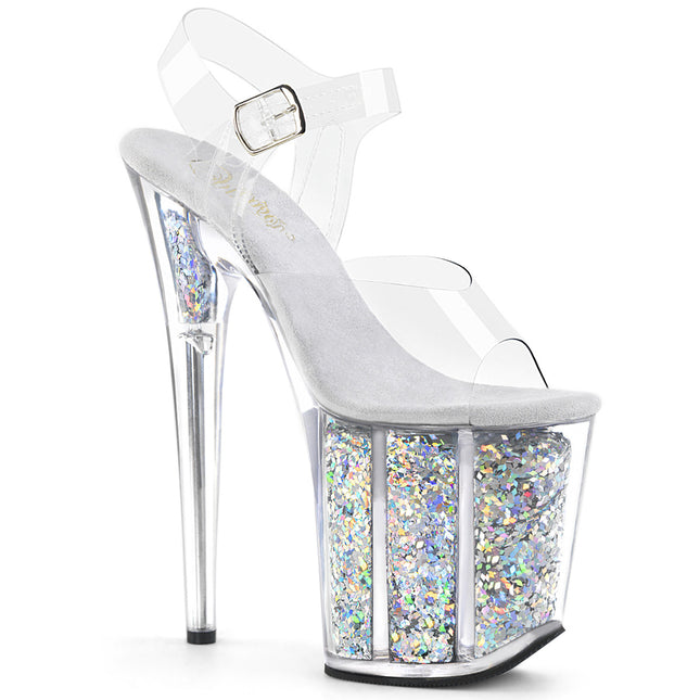 FLAMINGO-808GF - Clr/Slv Multi Glitter