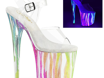 FLAMINGO-808RG-03 - Clr/Rainbow Glitter