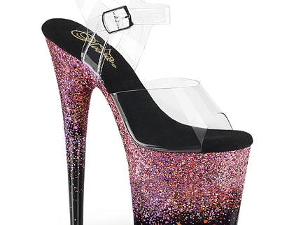 FLAMINGO-808SS - Clr/Blk-Pink Multi Glitter
