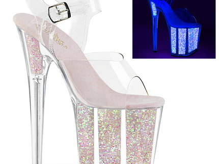 FLAMINGO-808UVG - Clr/Neon Opal Glitter