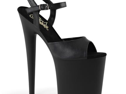 FLAMINGO-809 - Blk Faux Leather/Blk Matte