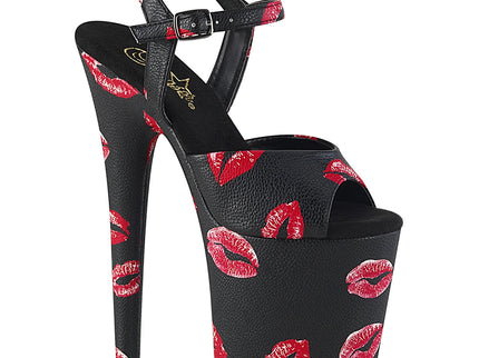 FLAMINGO-809KISSES - Blk Faux Leather/Blk Faux Leather