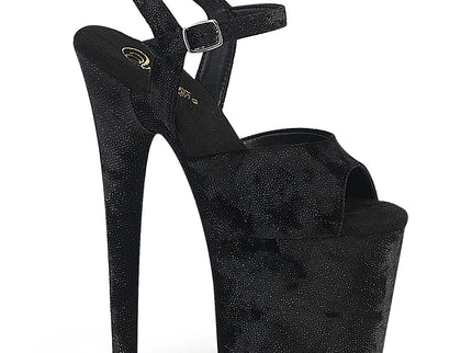 FLAMINGO-809WR - Blk Shimmering Fabric/Blk