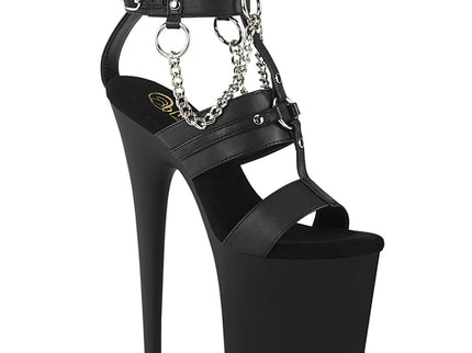 FLAMINGO-861 - Blk Faux Leather/Blk Matte