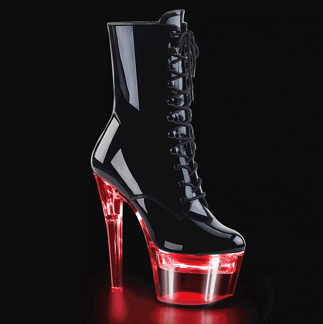 FLASHDANCE-1020-7 - Blk Pat/Clr