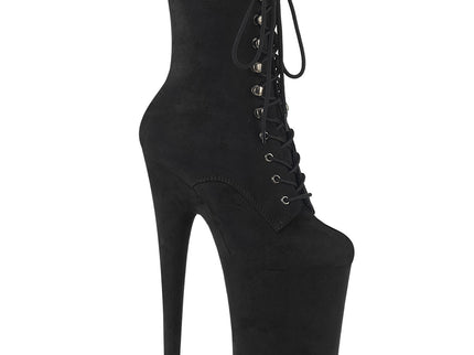 INFINITY-1020FS - Blk Faux Suede/Blk Faux Suede