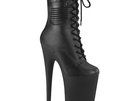 INFINITY-1020PK - Blk Faux Leather/Blk Matte