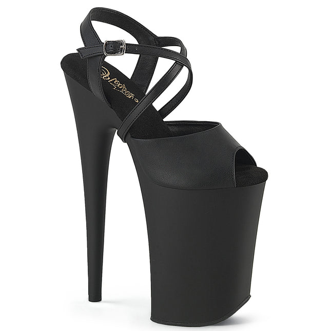 INFINITY-924 - Blk Faux Leather/Blk Matte