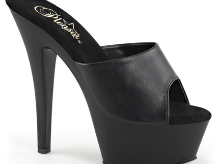 KISS-201 - Blk Faux Leather/Blk Matte
