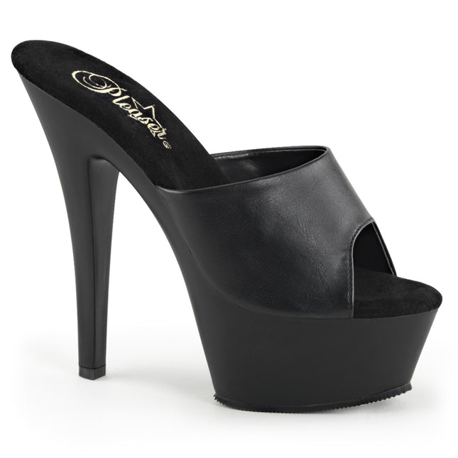 KISS-201 - Blk Faux Leather/Blk Matte