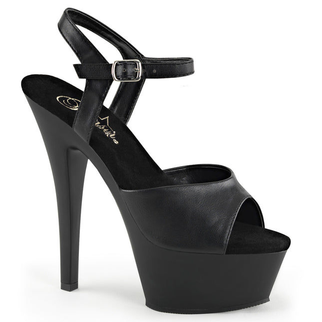 KISS-209 - Blk Faux Leather/Blk Matte