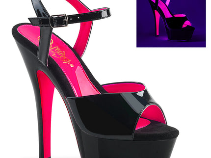 KISS-209TT - Blk Pat/Blk-Neon H. Pink