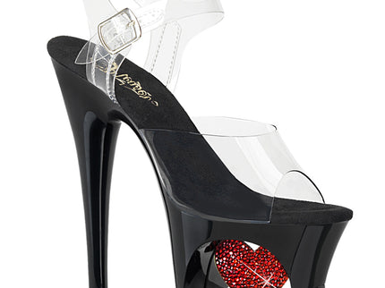 MOON-708HRS - Clr/Blk-Red