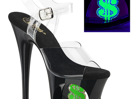 MOON-708USD - Clr/Blk-Neon Green