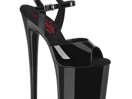 NAUGHTY-809 - Blk Pat/Blk