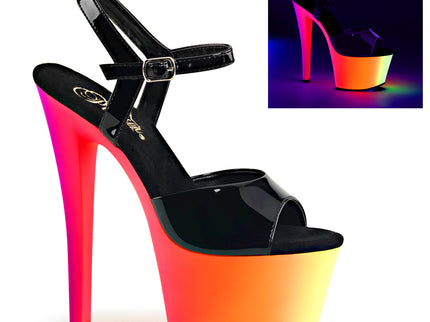 RAINBOW-309UV - Blk Pat/Neon Multi