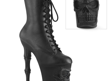 RAPTURE-1020 - Blk Faux Leather/Blk Matte