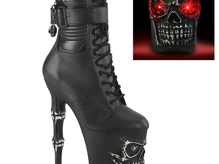 RAPTURE-1020STR-LT - Blk Faux Leather/Blk Matte-Rubbed Slv