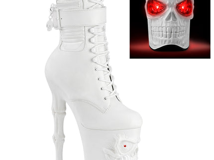RAPTURE-1020STR-LT - Wht Faux Leather/Wht Matte
