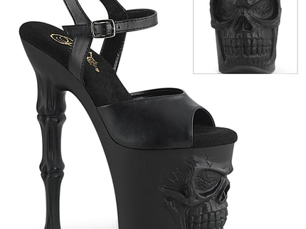RAPTURE-809 - Blk Faux Leather/Blk Matte