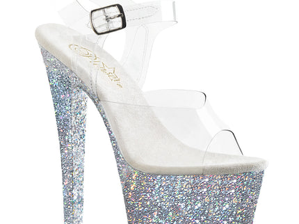 SKY-308LG - Clr/Slv Multi Glitter
