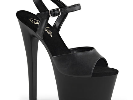 SKY-309 - Blk Faux Leather/Blk Matte