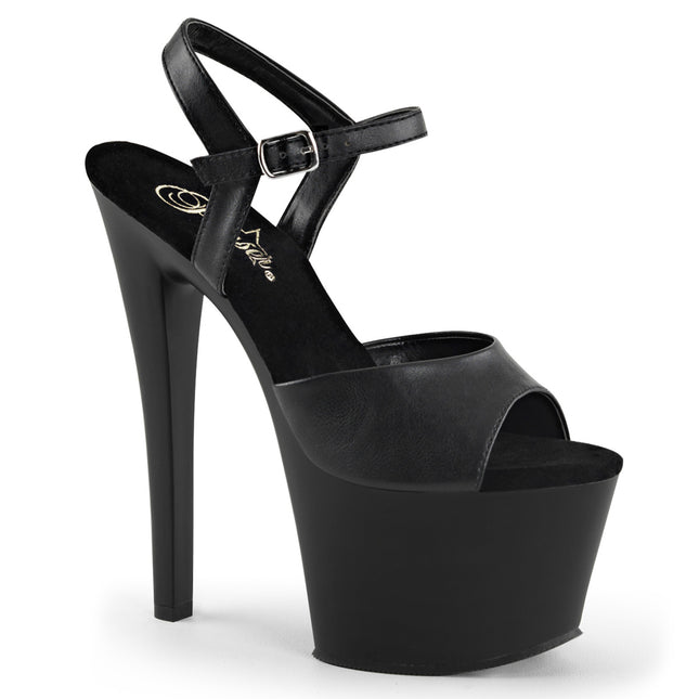 SKY-309 - Blk Faux Leather/Blk Matte