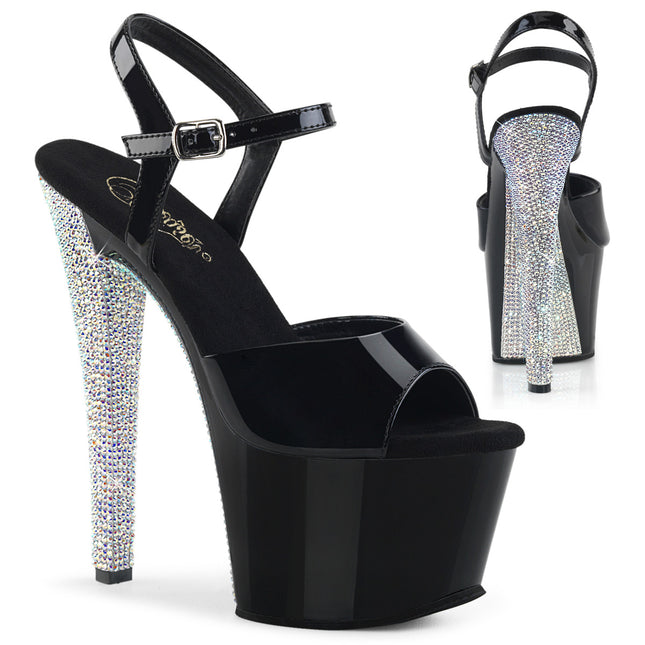 SKY-309CHRS - Blk/Blk-Slv AB RSTN