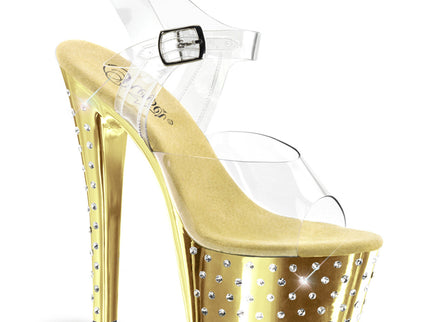 STARDUST-708 - Clr/Gold Chrome