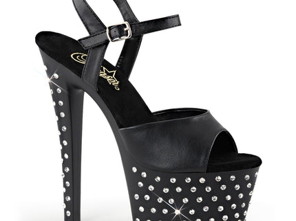 STARDUST-709 - Blk Faux Leather/Blk Matte