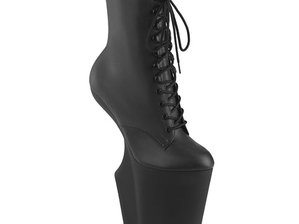 WORSHIP-1020 - Blk Faux Leather/Blk Matte
